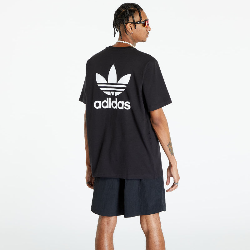 adidas Originals Back+Front Trefoil Boxy Tee Black/ White