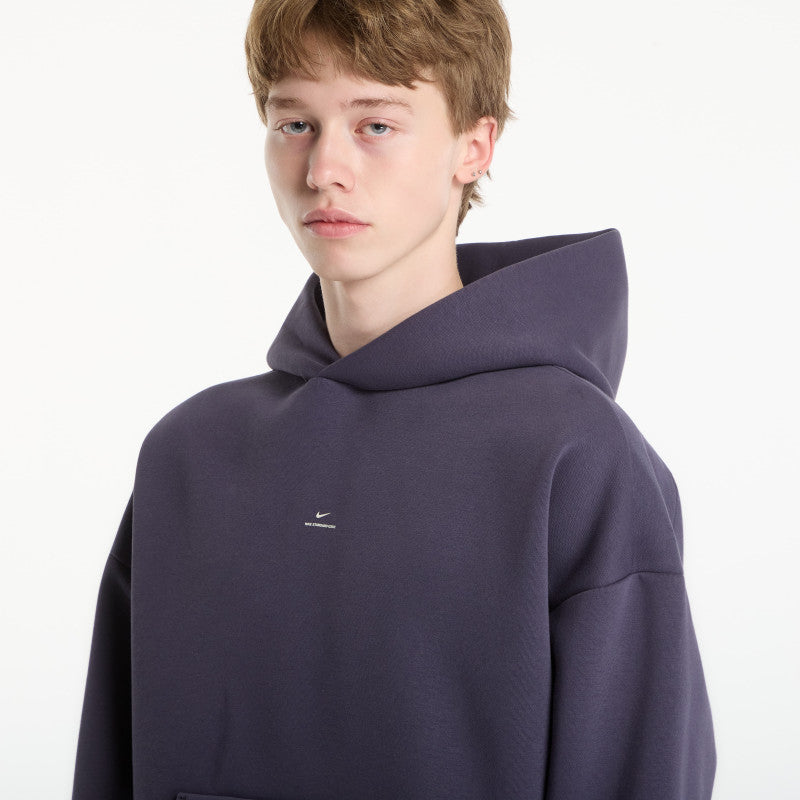 Nike Standard Issue Therma-FIT Brushed Basketball Pullover Hoodie Gridiron/ Pale Ivory