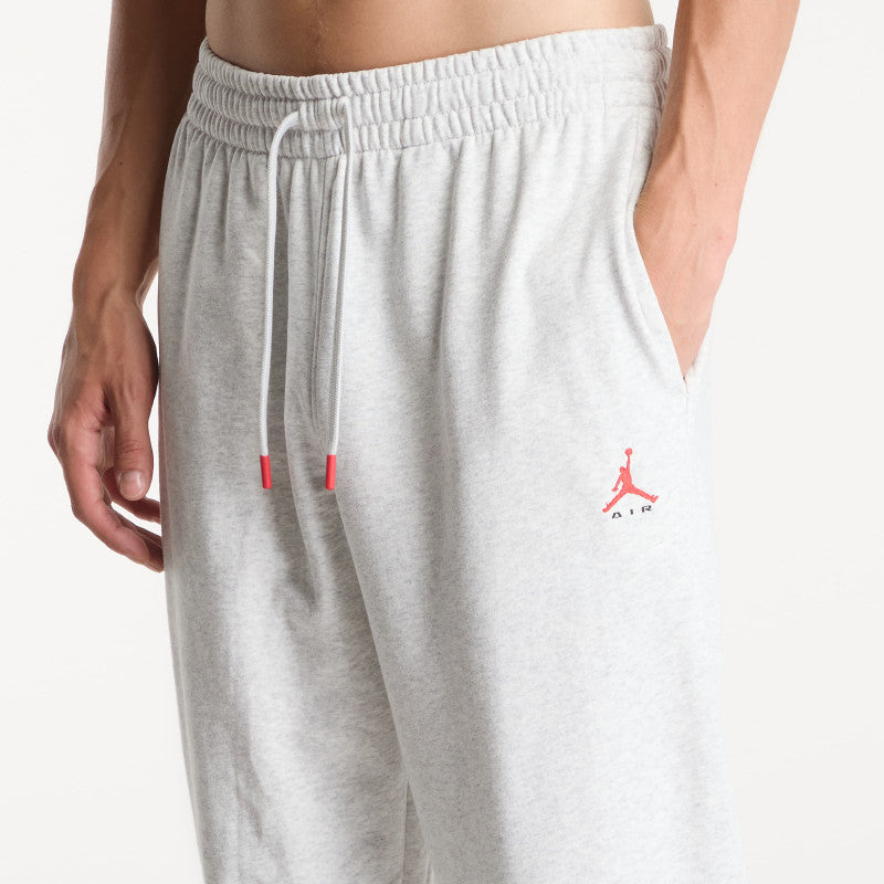 Jordan Brooklyn Fleece Men's Pants Neutral Grey/ Htr/ University Red