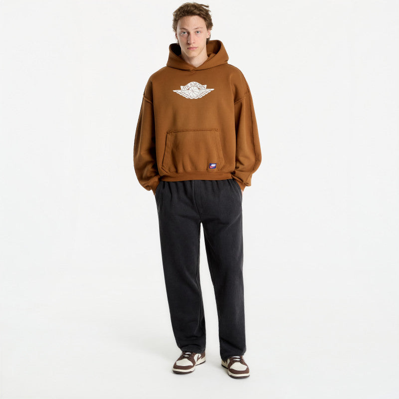 Jordan Flight Wings Men's Fleece Pullover Hoodie Lt British Tan/ Sail