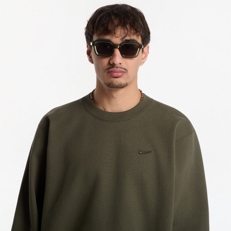 Nike Energy Fleece Crew-Neck Sweatshirt Cargo Khaki