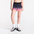 Nike AeroSwift Women's Dri-FIT ADV 3" Brief-Lined Running Shorts Black/ Bright Crimson/ Metallic Silver