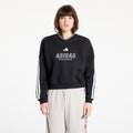 adidas Wmns Tiro Cut 3 Stripes Fleece Sweatshirt Black/ White