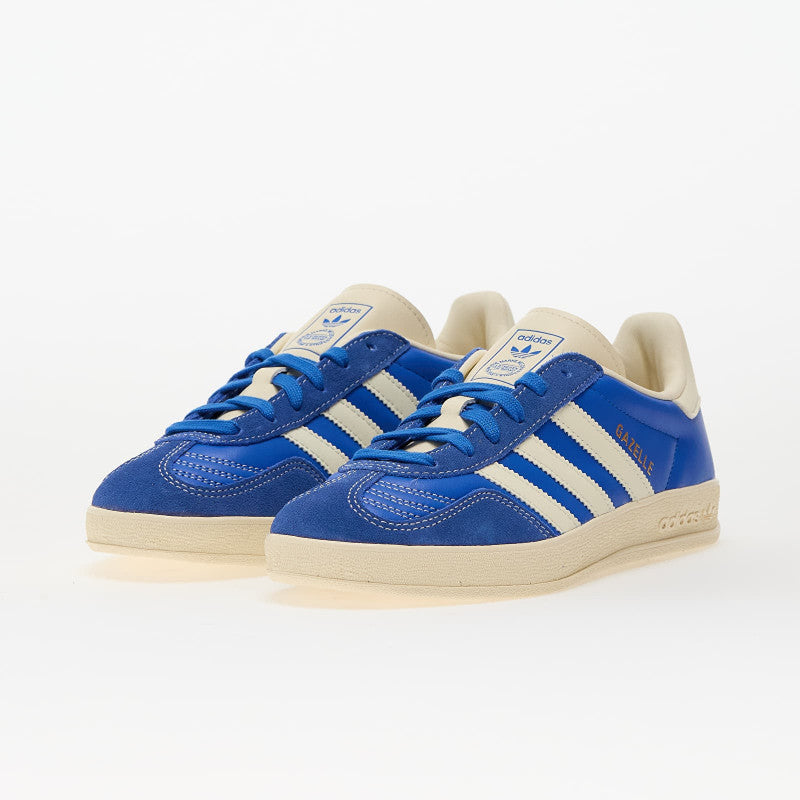 adidas Gazelle Indoor Blue/ Crew White/ Gold Metallic 37