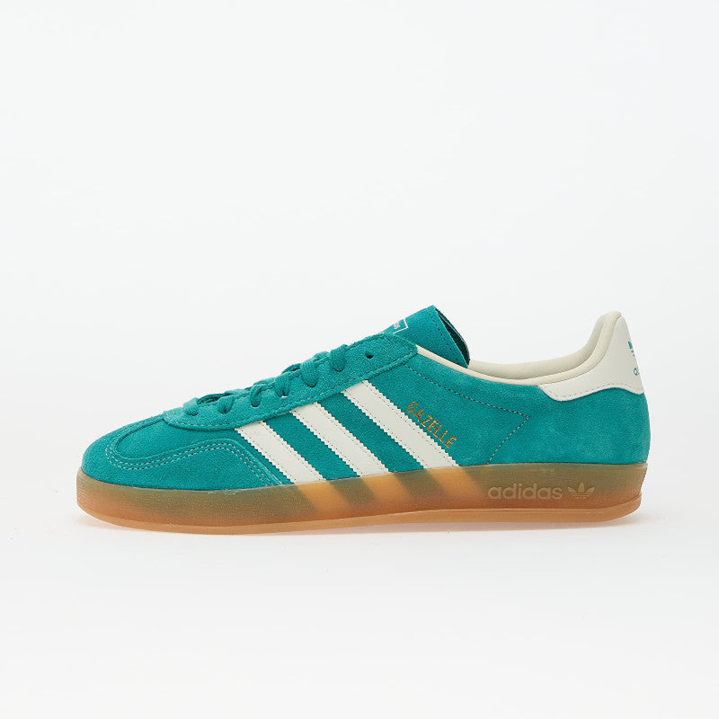 adidas Gazelle Indoor Pure Teal/ Off White/ Gold Metallic 38