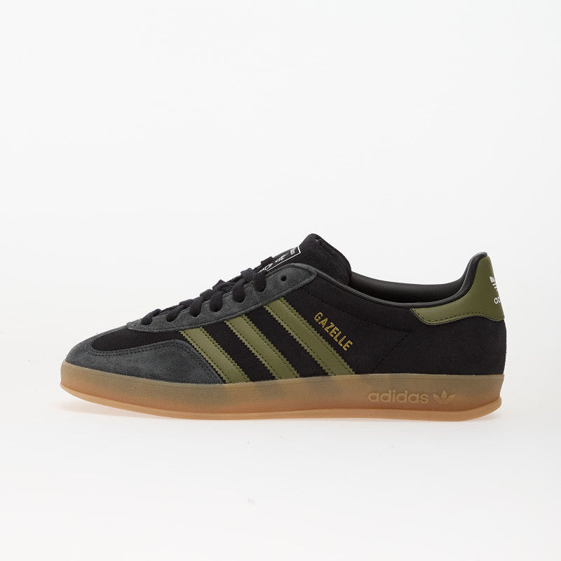 adidas Gazelle Indoor Core Black/ Focus Olive/ Carbon