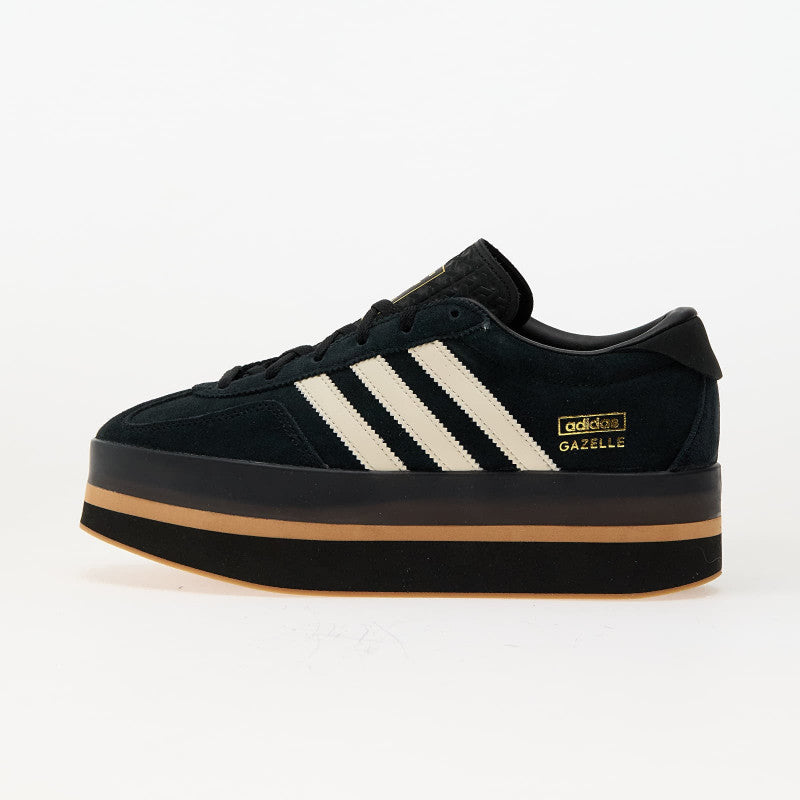 adidas Gazelle Stack Wmns Core Black/ Cream White/ Gum 3 41