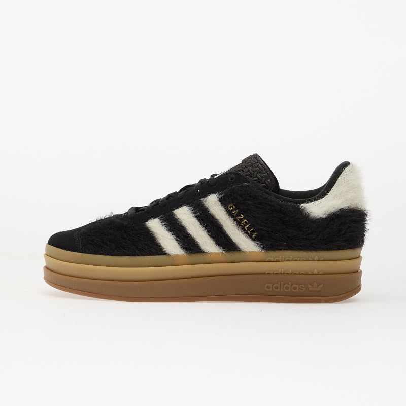 adidas Gazelle Bold Wmns Core Black/ Crew White/ Gold Metallic