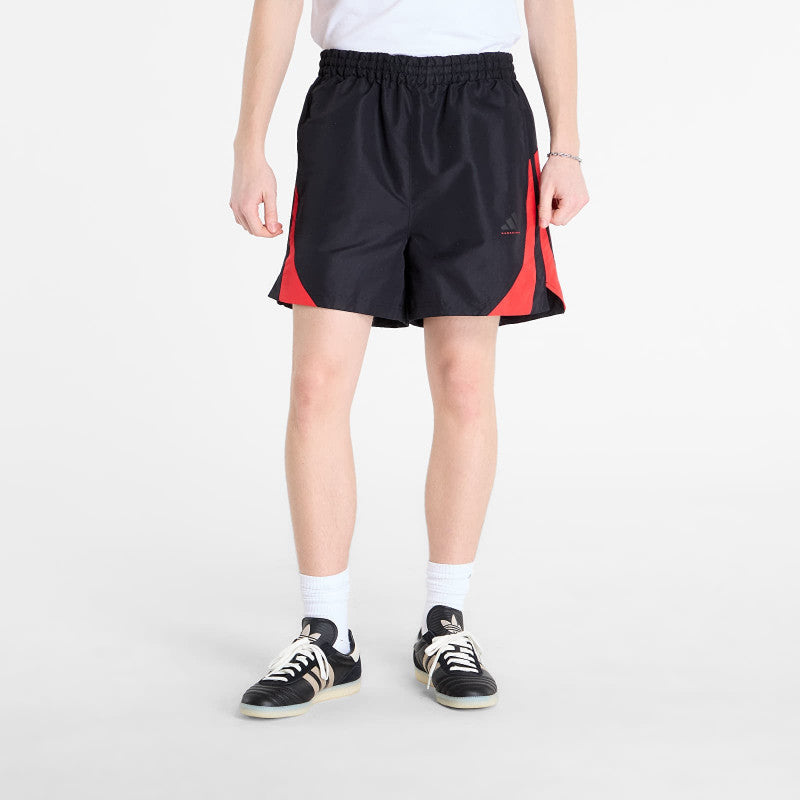 adidas Basketball Woven Shorts Black/ Pure Ruby