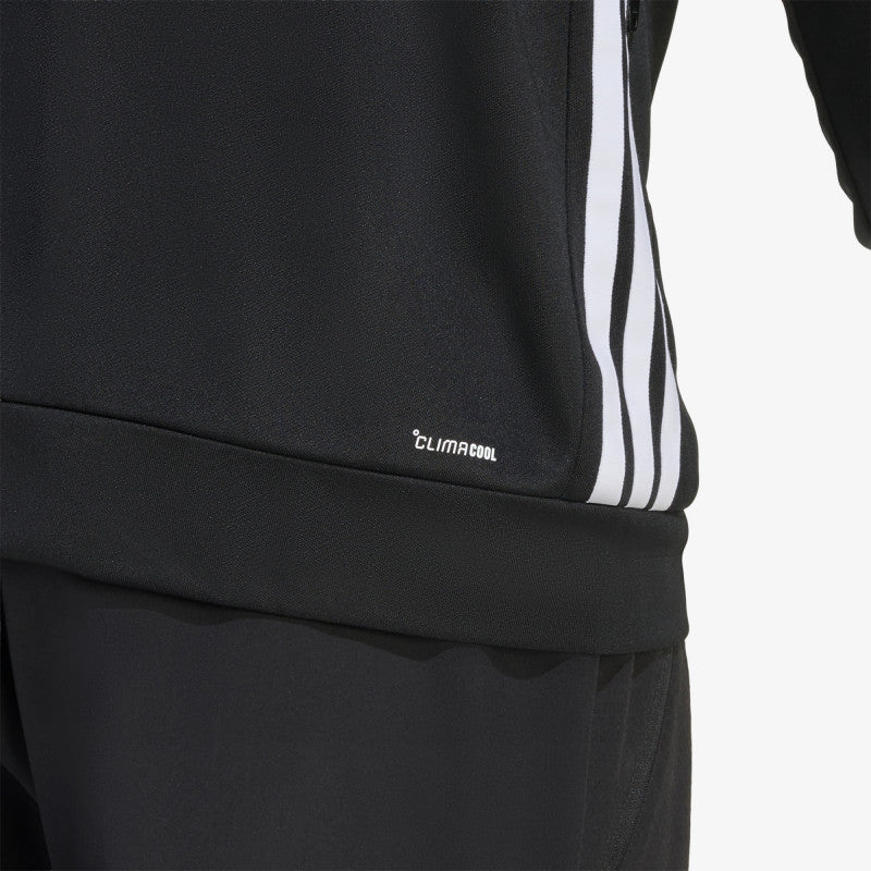 adidas Workout Essentials All-set 3-stripes Knit Track Top Black/ White