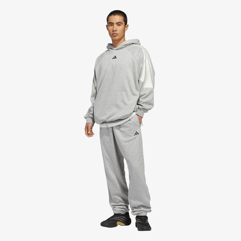 adidas Basketball Fleece Joggers (Gender Neutral) Medium Grey Heather