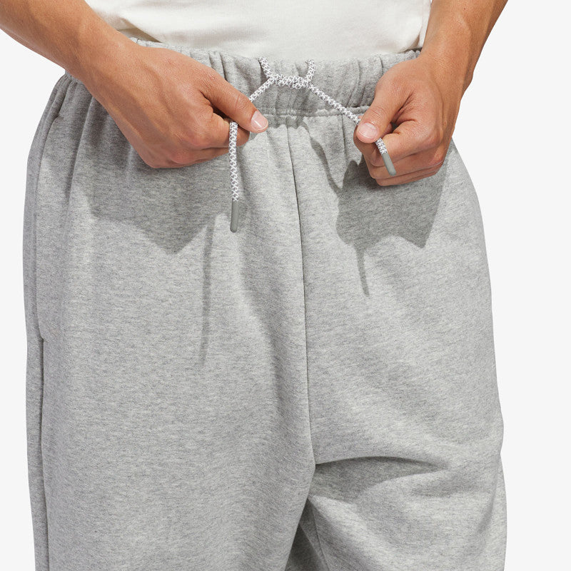 adidas Basketball Fleece Joggers (Gender Neutral) Medium Grey Heather