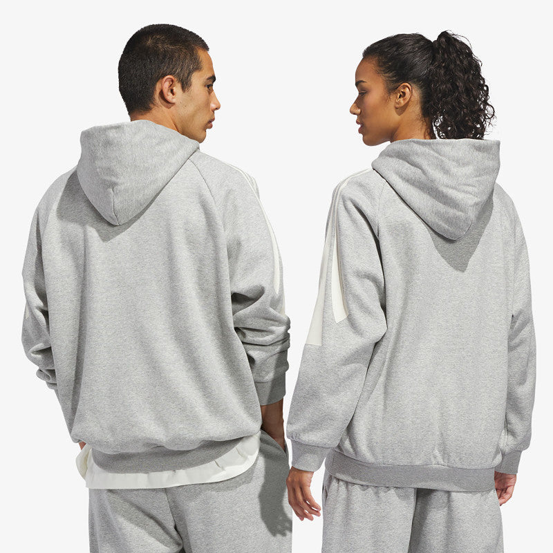 adidas Basketball Fleece Joggers (Gender Neutral) Medium Grey Heather