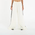 adidas Adicolor Satin Wide Leg Track Joggers Cream White/ Grey Three