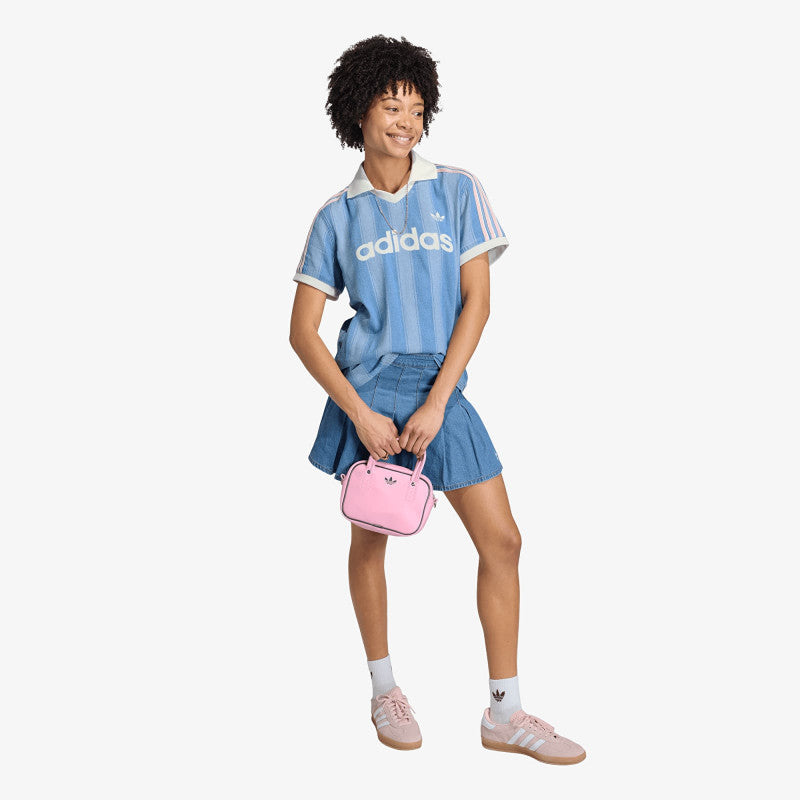 adidas Denim Football Jersey Indigo Denim