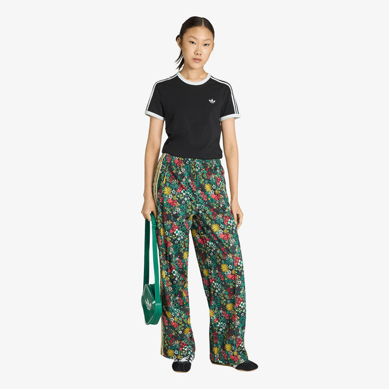 adidas X Liberty London Firebird Tracksuit Bottoms Black/ Bold Green/ Collegiate Green- Eqt Yellow