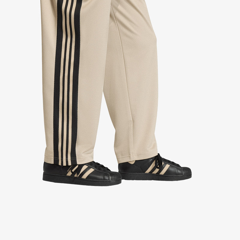 adidas Loose Mesh Tracksuit Bottoms Stone Khaki