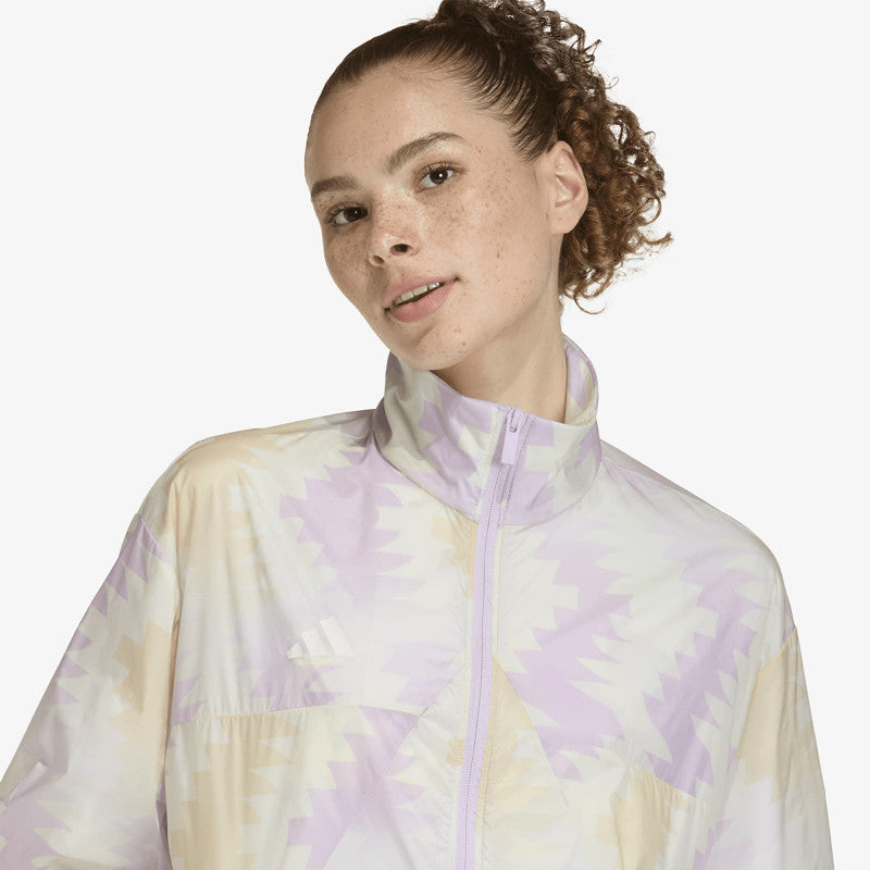 adidas House Of Tiro x Common Goal AOP Windbreaker Wonder White/ Off White/ Ice Lavender