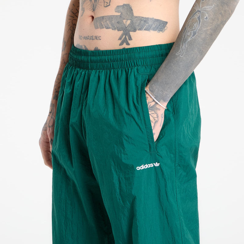 adidas Adicolor Blocked Tracksuit Bottoms Collegiate Green/ White