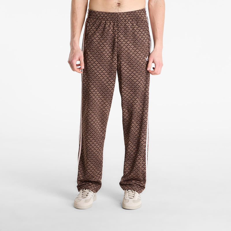 adidas Firebird Loose Monogram Track Tracksuit Bottoms Aurora Coffee/ Earth Strata/ Sandy Pink