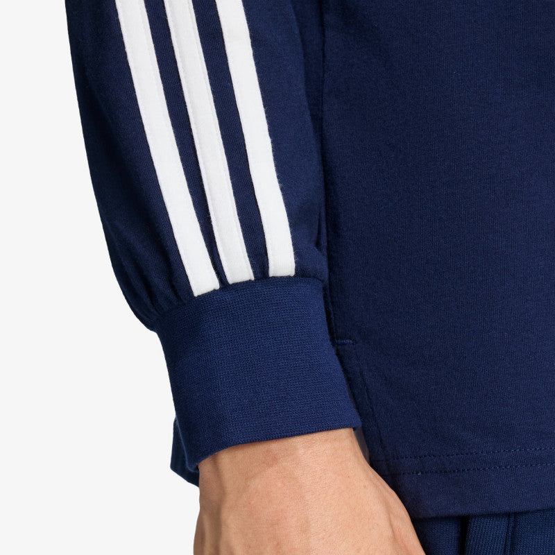 adidas 3-Stripes Rugby Longsleeve Polo Night Indigo