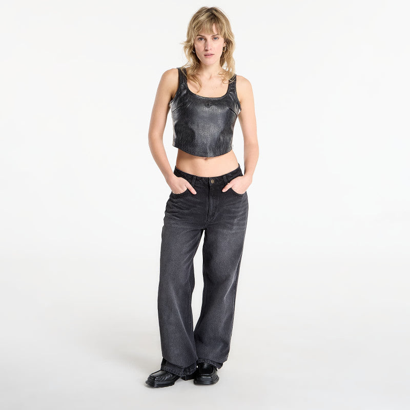 adidas Pleather Corset Black