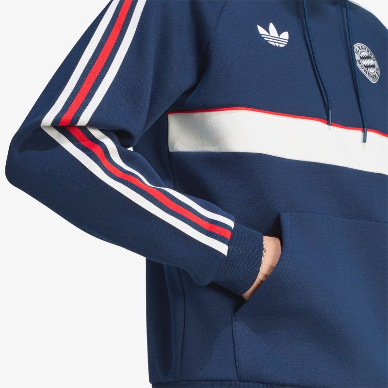 adidas FC Bayern Muenchen OG Hoodie Night Indigo/ Core White