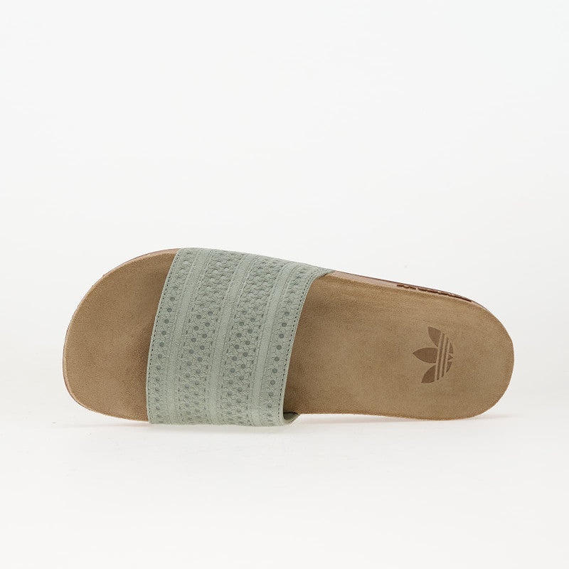 adidas Adilette Rs Silver Green/ Cardboard/ Gum5 45
