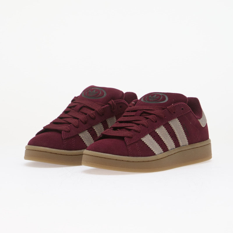 adidas Campus 00s Kids Maroon/ Khaki Three/ Gum 37