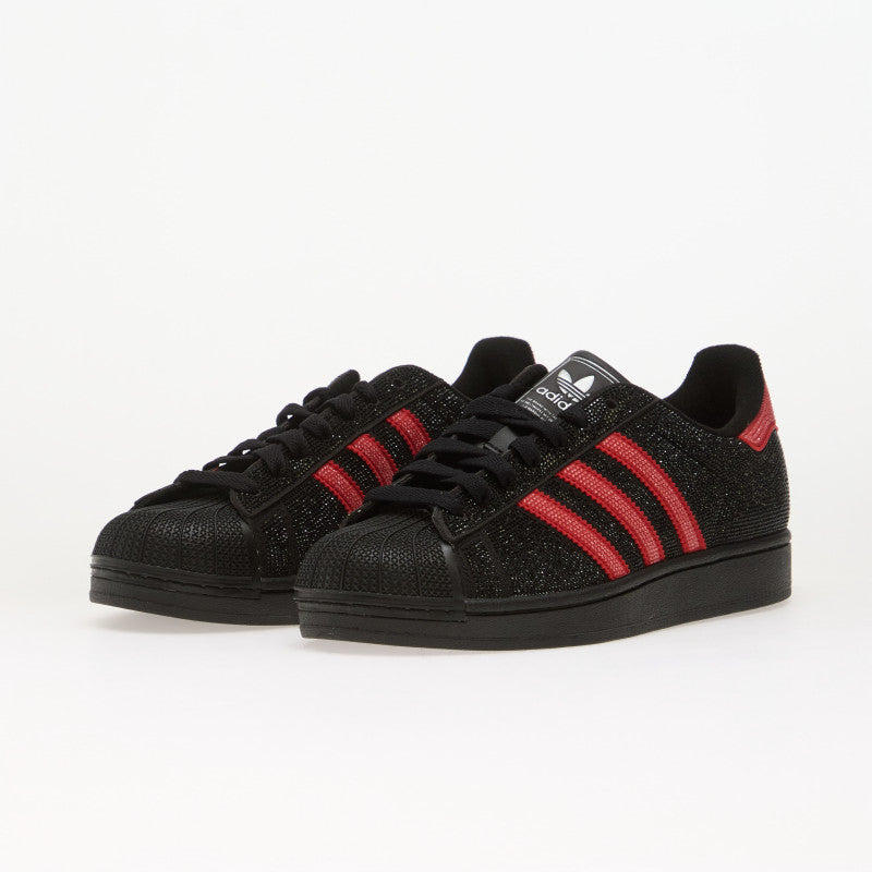 adidas Superstar II Core Black/ Better Scarlet/ Silver Met. 41
