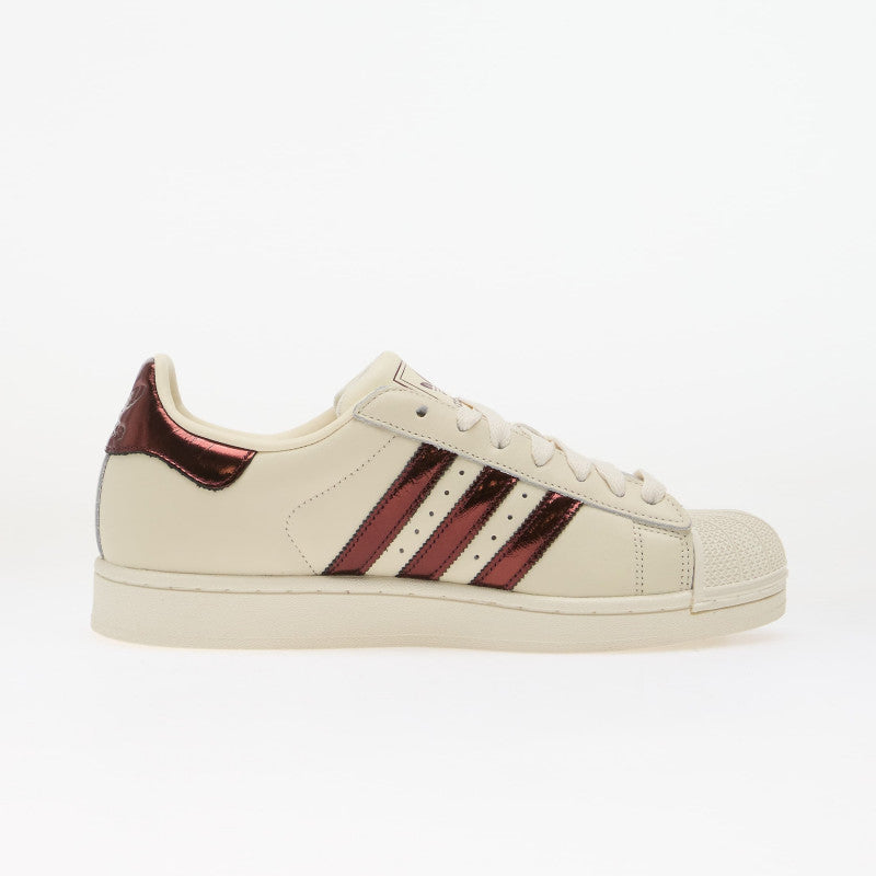 adidas Superstar II Off White/ Maroon/ Gold Met. 41
