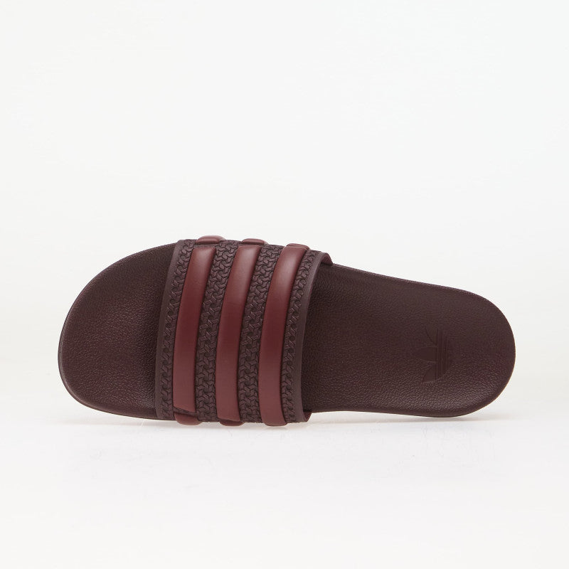 adidas Adilette OG Comfort Slides Maroon/ Shadow Red/ Maroon