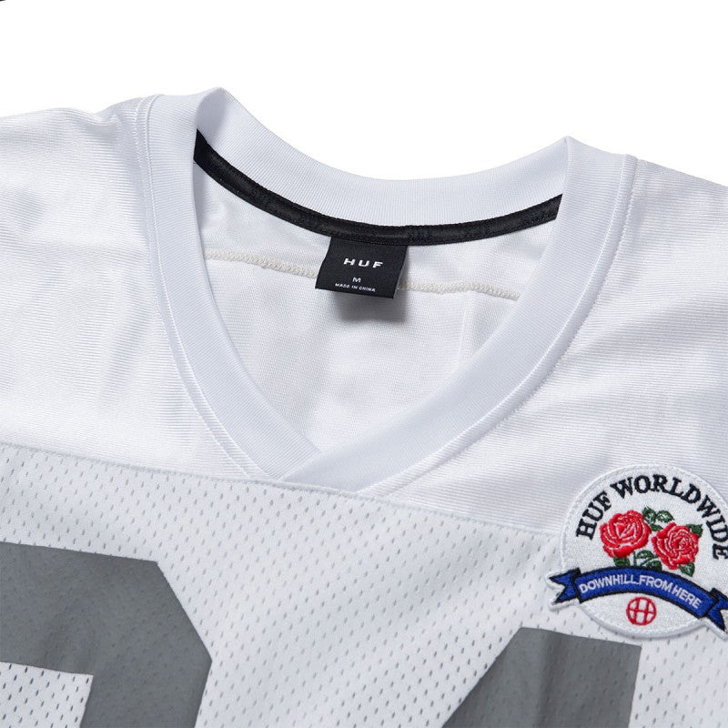 HUF Top Rank Football Jersey White