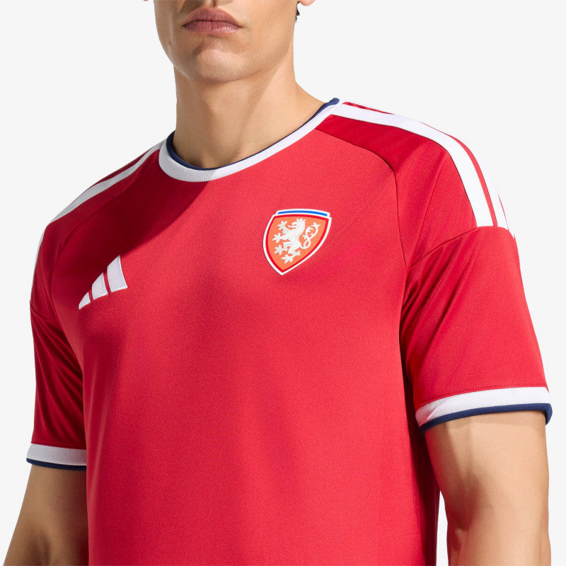 adidas Czechia FAČR Home Jersey Team Power Red 2/ Team Navy Blue 2/ White