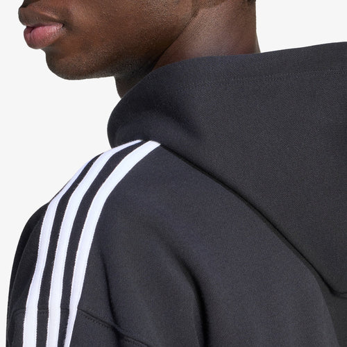 adidas Adicolor Oversize Full-Zip Hoodie Black