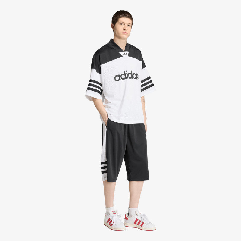 adidas Adicolor Oversized American Football Jersey White/ Black