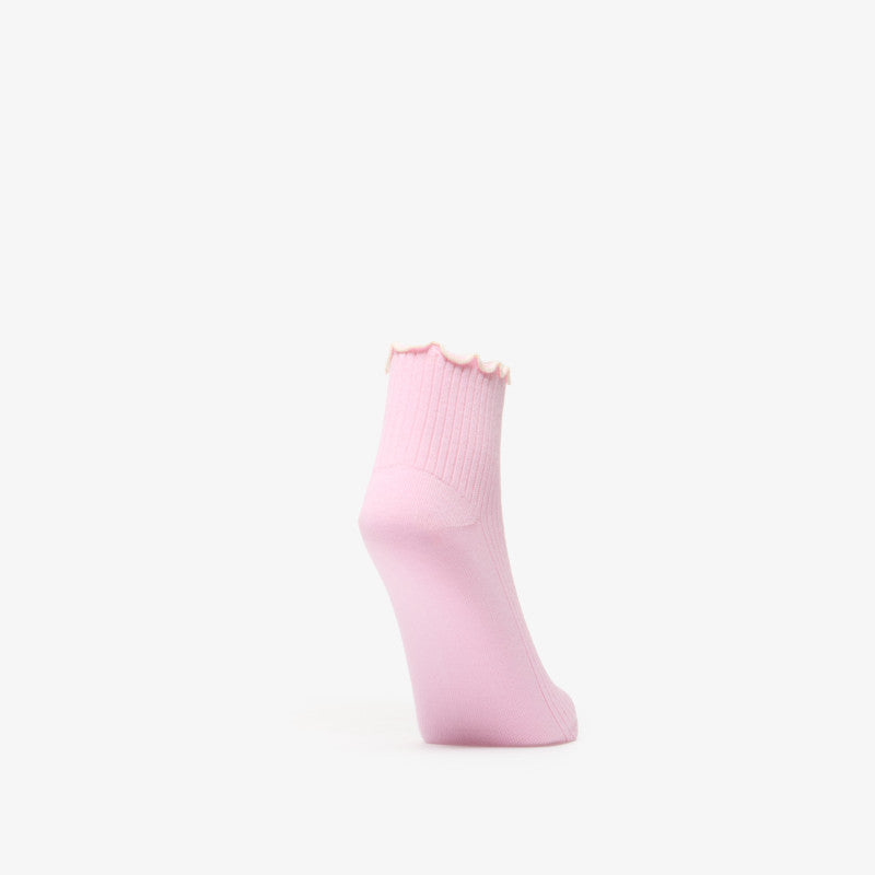 adidas Ruffle Quarter Socks Frozen Purple/ Off White/ Orchid Fusion