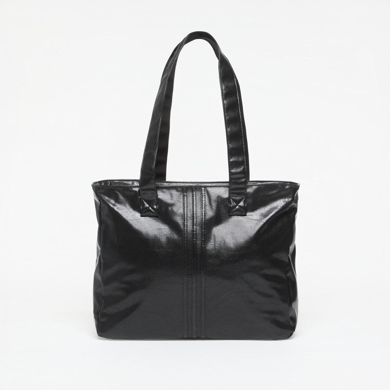 adidas Shopper Metallic Pu Bag Black