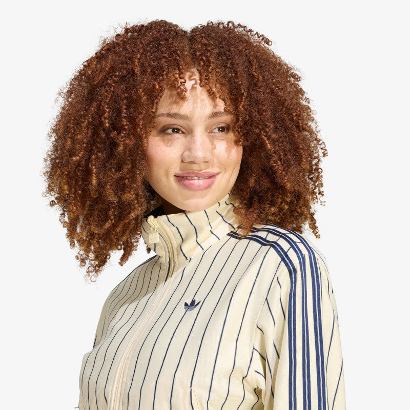 adidas Reversible Firebird Track Top Warm Vanilla/ Night Indigo