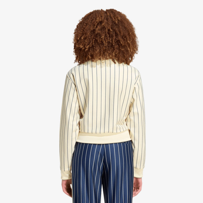 adidas Reversible Firebird Track Top Warm Vanilla/ Night Indigo