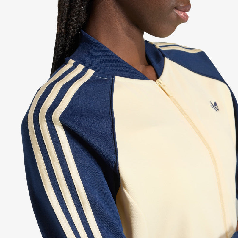 adidas Sst Classic Track Top Warm Vanilla/ Night Indigo
