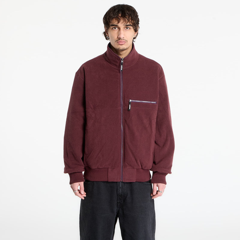 adidas 90S Alternative Sport Reversible Polar Fleece Firebird Track Top Aurora Plum/ Aurora Ruby