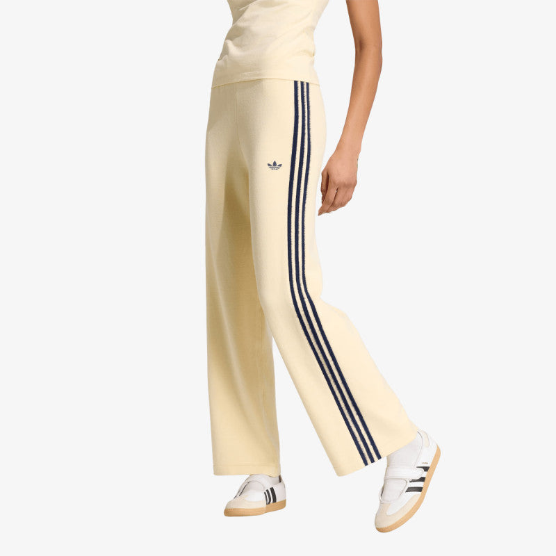 adidas Knit Firebird Track Pants Warm Vanilla/ Night Indigo