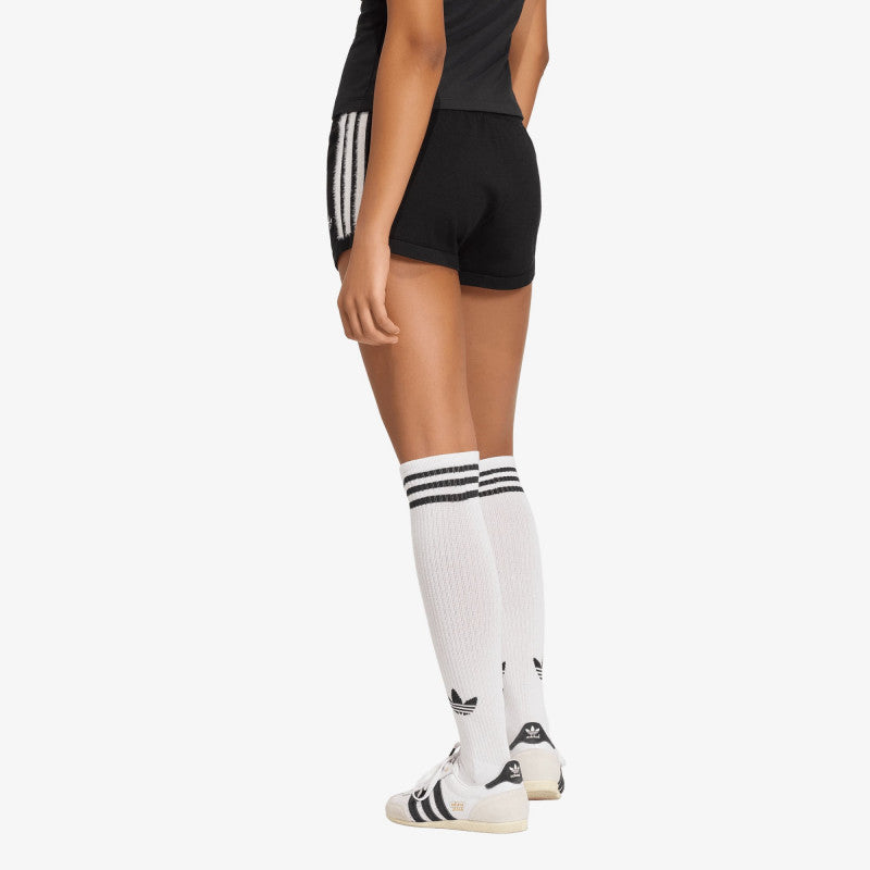 adidas Knitted Short Shorts Black/ White