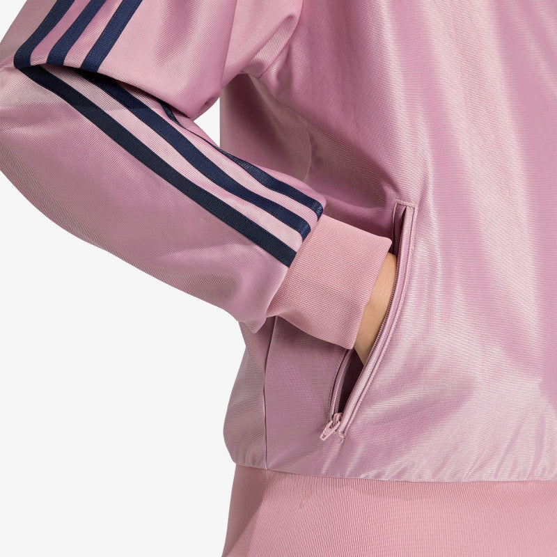 adidas Metallic Firebird Loose Track Top Magic Mauve/ Night Indigo
