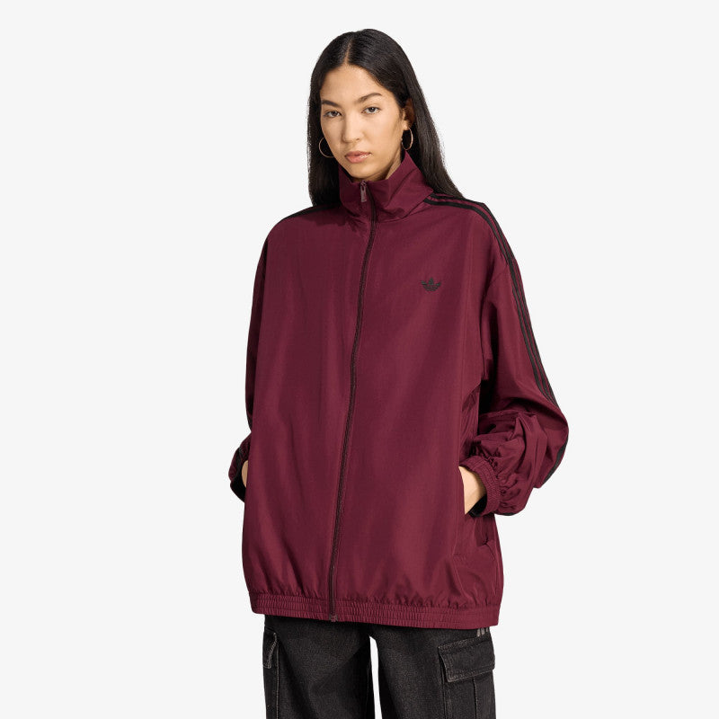 adidas Firebird Adilenium Track Top Maroon/ Black