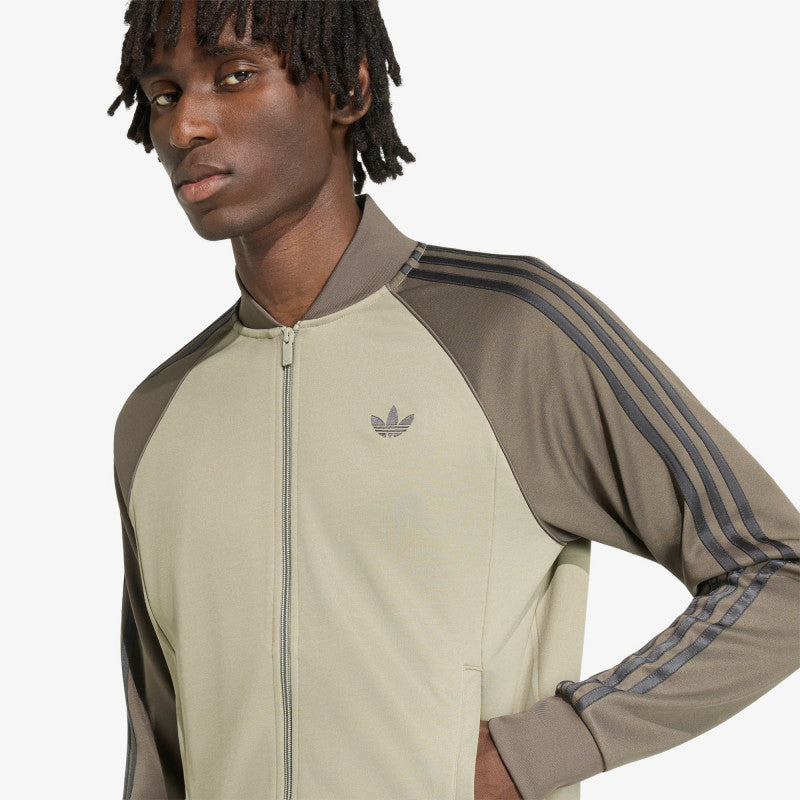 adidas SST Track Top Silver Pebble