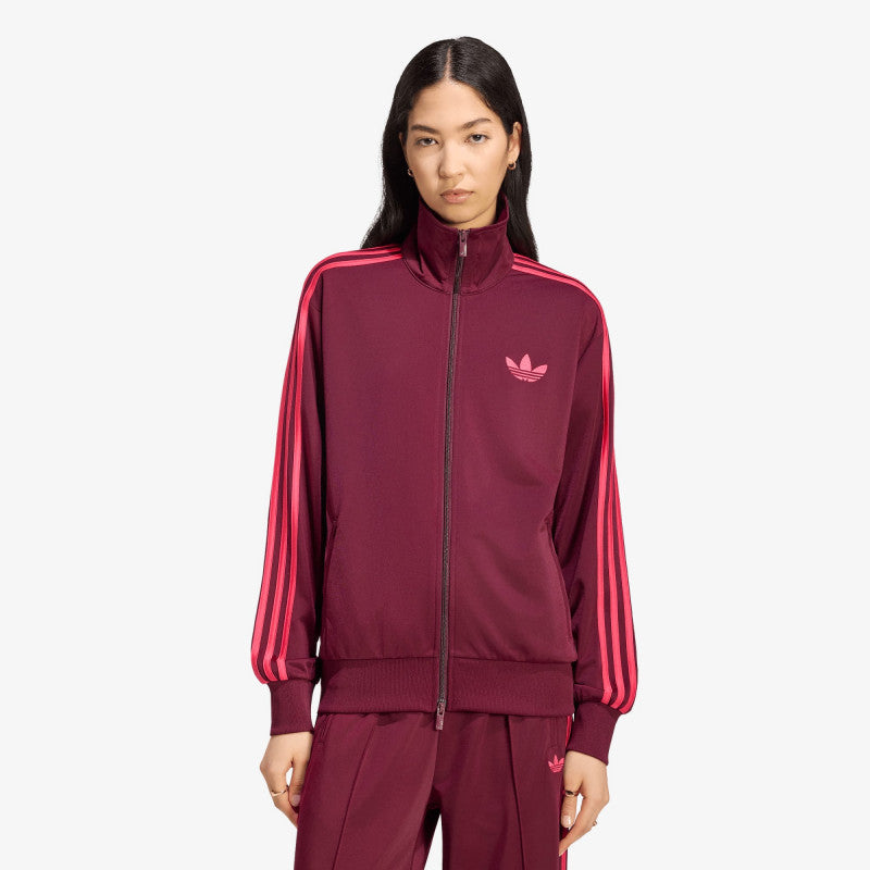 adidas Firebird Track Top Loose Maroon/ Power Pink