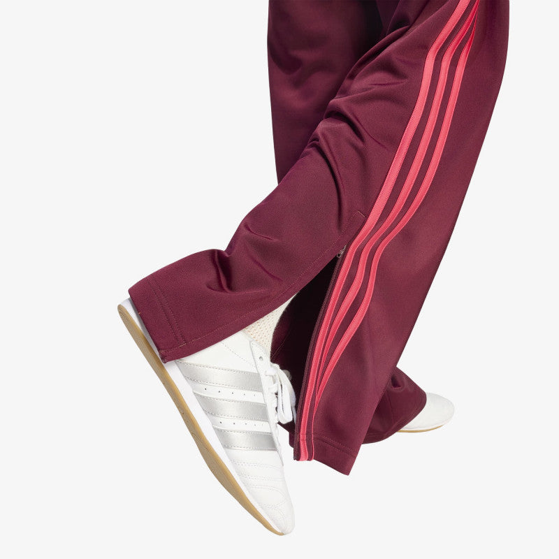 adidas Firebird Loose Track Tracksuit Bottoms Maroon/ Power Pink
