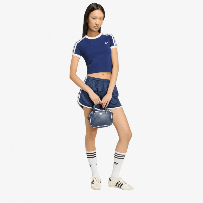 adidas Knitted T-Shirt Dark Blue/ White